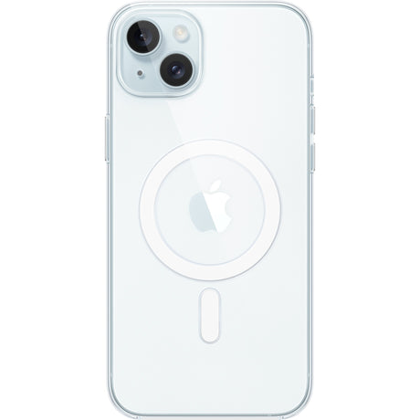 Apple doorzichtig hoesje met magsafe voor iphone 15 plus telefoonhoesje (transparant)