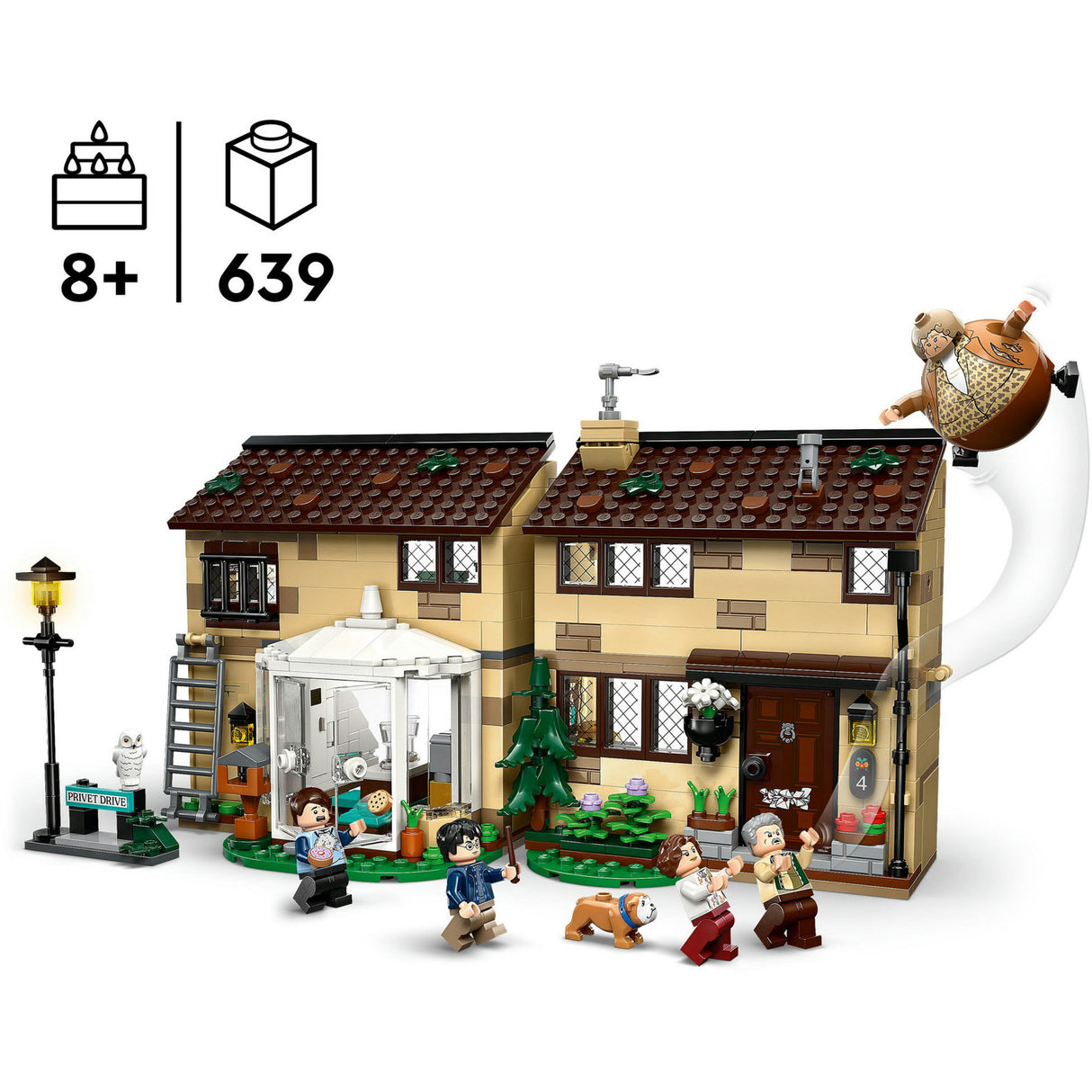 Lego harry potter ligusterlaan: bezoek van tante margot bouwpakket - 76451
