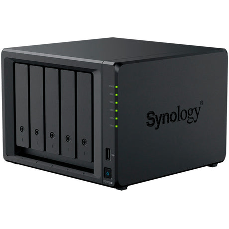 Synology diskstation ds1525+ nas (zwart, 2x lan, usb)