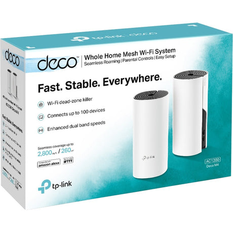 Tp-link deco m4 mesh router (wit, 2 stuks)