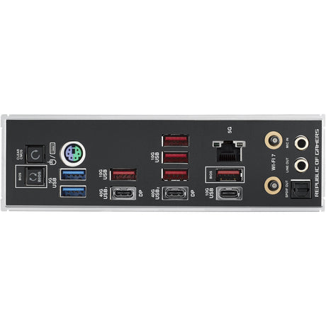 Asus rog crosshair x870e apex socket am5 moederbord (raid, 5gb-lan, wi-fi 7, bt, sound, atx)