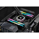 Corsair vengeance rgb pro sl 16 gb ddr4-3200 (2x 8 gb) werkgeheugen (zwart, cmh16gx4m2e3200c16, xmp 2.0)