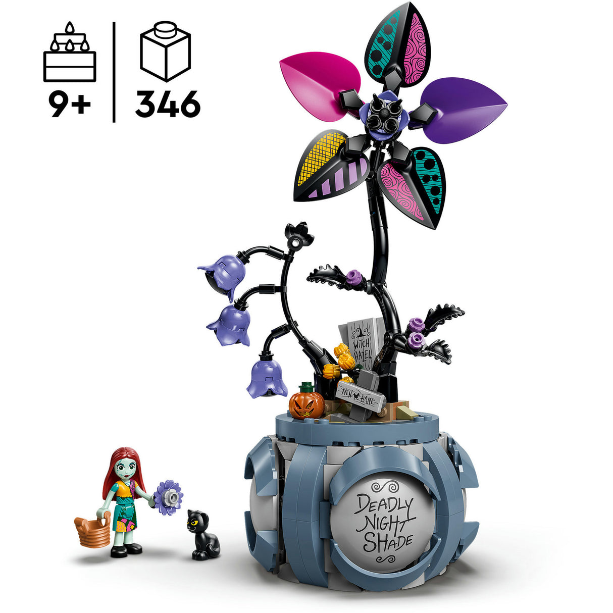 Lego disney 43288 sally's bloempot