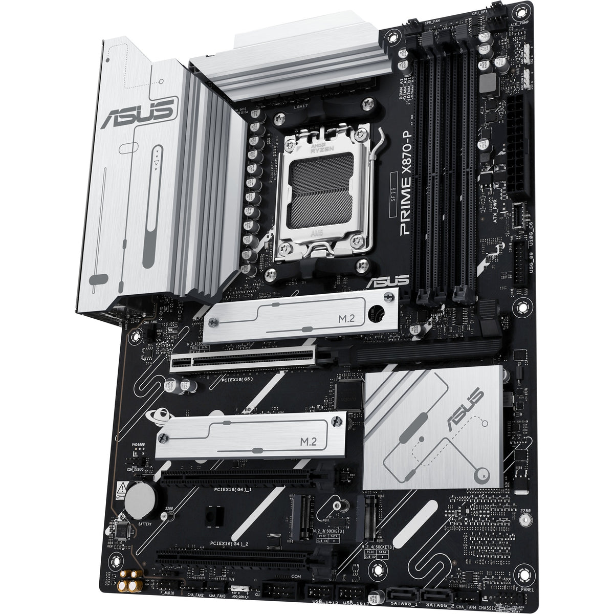 Asus prime x870-p socket am5 moederbord (2,5gb-lan, sound, atx)