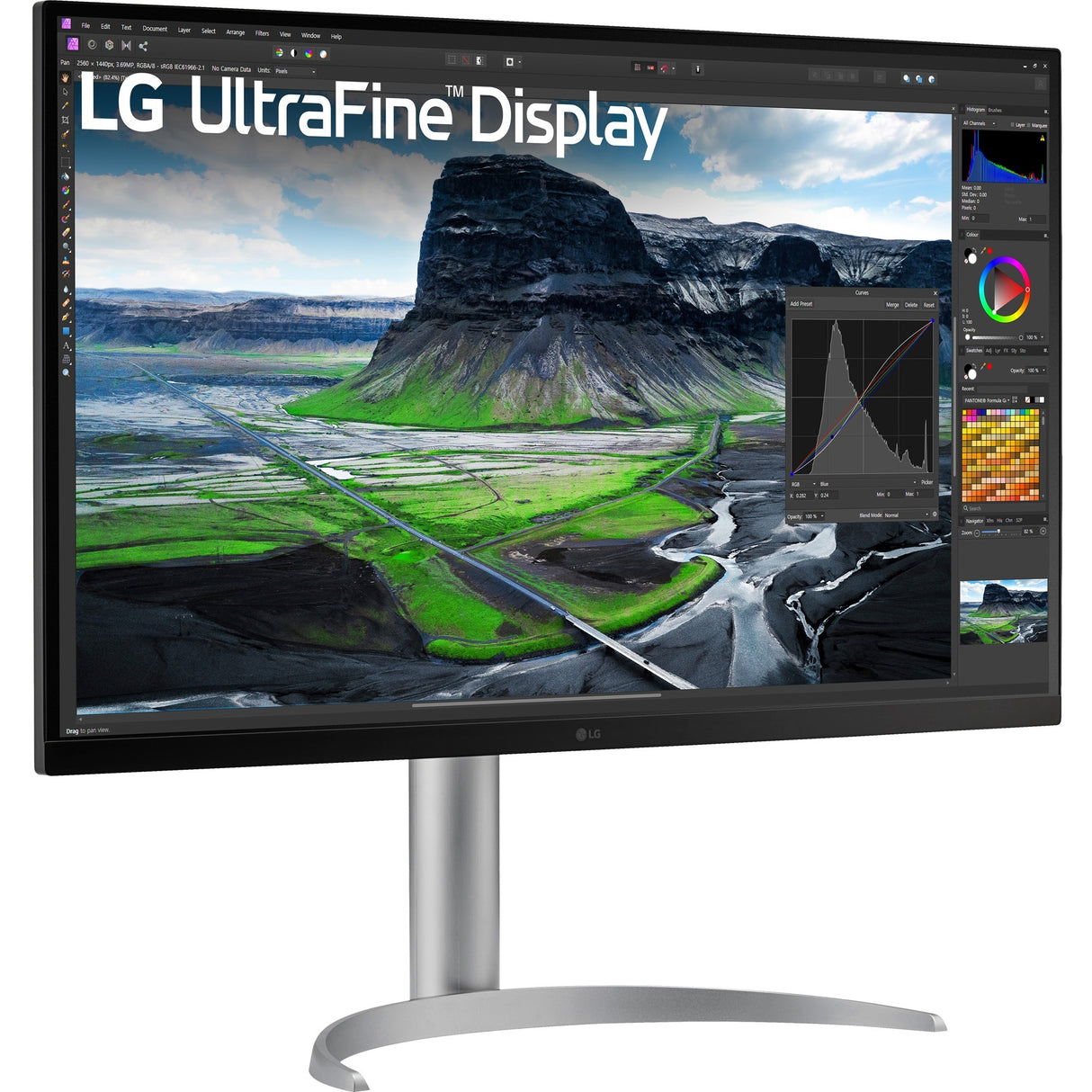 Lg ultrafine 32uq850v-w 31.5 4k uhd monitor (wit, 2x hdmi, displayport, 2x usb-a, usb-b, usb-c)
