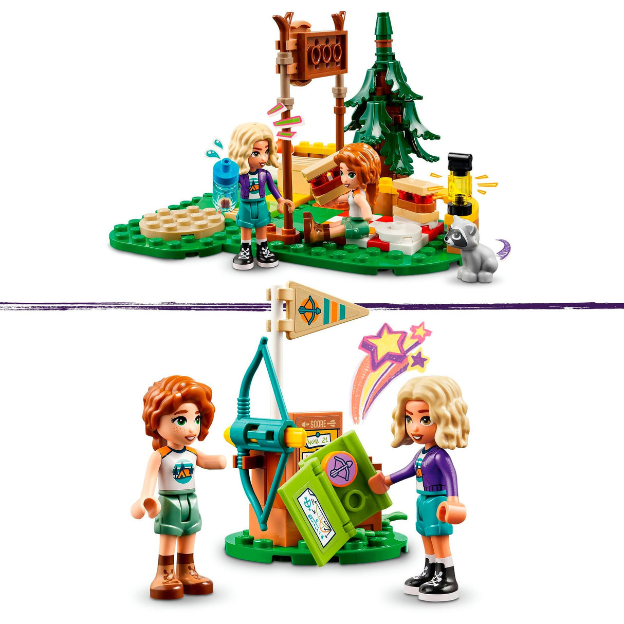 Lego friends 42622 avonturenkamp boogschietbaan
