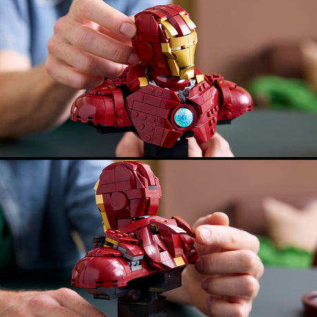 Lego marvel - iron man mk4 buste constructiespeelgoed (76327)