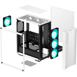 Deepcool cc560 v2 midi tower behuizing (wit | 2x usb-a | tempered glass)