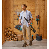 Gardena powertrim 30 18v grastrimmer (grijs turquoise, accu en lader niet inbegrepen)