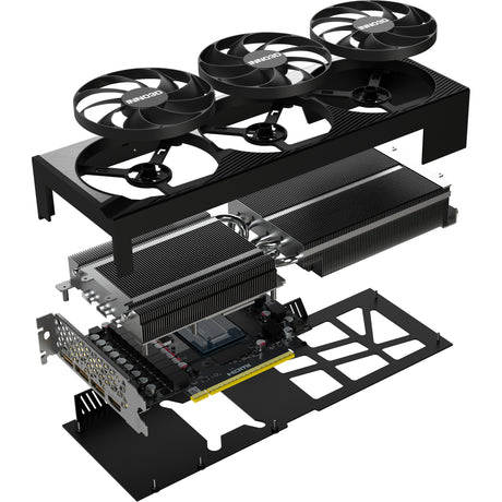 Inno3d geforce rtx 5080 x3 oc grafische kaart (dlss 4, 3x displayport, 1x hdmi 2.1)