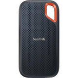 Sandisk extreme portable v2, 2 tb externe ssd (zwart oranje, sdssde61-2t00-g25, usb-c)