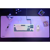 Trust gxt 872 xyra mechanisch tkl-gamingtoetsenbord (wit, us lay-out (qwerty), leobog seiya, 80% (tkl), rgb, hot swap)
