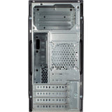 Inter-tech it-6502 romea mini tower behuizing (zwart | 2x usb-a)