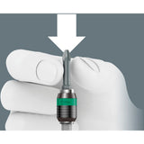 Wera kraftform kompakt 838 ra-r m set 1 bitset (zwart groen, 15‑delig)