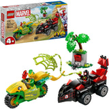 Lego spidey 11198 spin en electro achtervolging met dinosaurusvoertuigen