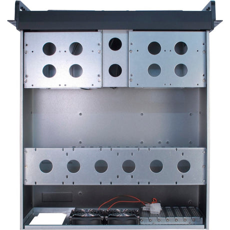 Inter-tech 4u-4098-s rack behuizing (zwart | 2x usb-a)