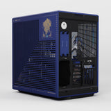 Hyte hoshimachi suisei y70 midi tower behuizing (blauw | 2x usb-a | 1x usb-c | tempered glass)
