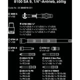 Wera 8100 sa 9 zyklop speed-ratelset gereedschapsset (zwart groen, 1 4 -aandrijving, 28-delig)