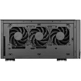 Silverstone crown 04 htpc behuizing (donkergrijs | 4x usb-a | 1x usb-c)