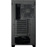 Chieftec night hunter midi tower behuizing (zwart | 2x usb-a | 1x usb-c | tempered glass)
