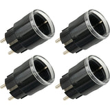 Shelly plug s gen3 slimme wifi, 4 stuks stekker (zwart, matter, wifi, bluetooth)