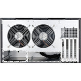 Silverstone cs381b v1.1 rack behuizing (zwart | 2x usb-a 3.2 (5 gbit s) | 2x audio)