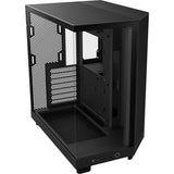 Nzxt h6 flow midi tower behuizing (zwart | 2x usb-a | 1x usb-c | tempered glass)