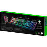 Razer blackwidow v4 x, gaming toetsenbord (zwart, us lay-out, green, rgb leds, doubleshot abs)