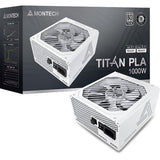 Montech titan pla modulaire 1000 watt voeding (wit, 2x pcie)