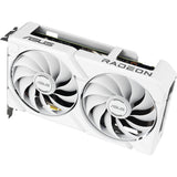Asus radeon rx 9060 xt dual white edition 16gb grafische kaart (wit, rdna4, gddr6, 2x displayport, 1x hdmi 2.1)