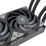 Silverstone xe360pdd waterkoeling (zwart zilver, 4-pin pwm)