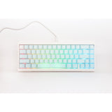 Ducky projectd tinker 65 - pom edition met qmk via rgb mechanisch toetsenbord (lichtblauw, us lay-out (qwerty), kailh box cream pro, 65%, rgb leds, double-shot pbt, hot-swappable pom, gasket mount)