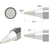 Ifixit fixhub soldeerpunt met conische punt soldeerbout (zilver)
