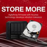 Seagate ironwolf pro 6 tb harde schijf (st6000nt001, sata 600, 24 7)