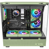 Thermaltake ct120 ex argb sync pc cooling fan matcha green (3-fan pack) case fans (lichtgroen, 3 stuks, 120 x 120 x 25 mm, pwm)