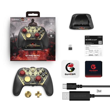Gamesir g7 pro 8k pc - nioh 3 edition gamepad (zwart goud)