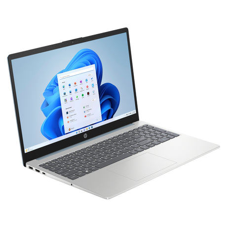 Hp 15-fd1251ndx 15.6 laptop (zilver blauw | core 5 120u | intel graphics | 8 gb | 512 gb ssd)