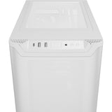 Be quiet! pure base 501 airflow midi tower behuizing (wit | 2x usb-a | 1x usb-c)