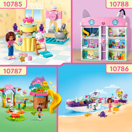 Lego gabby's poppenhuis gabby's poppenhuis speelgoed speelgoed met 4 minifiguren en accessoires voor kinderen 4+ - 10788