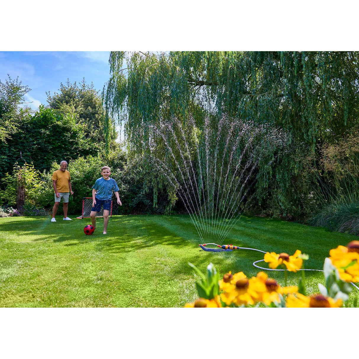 Hozelock aquasave pro 220m 220 m² sproeier (grijs geel)