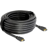 Delock high speed hdmi kabel met ethernet (zwart, 20 meter)