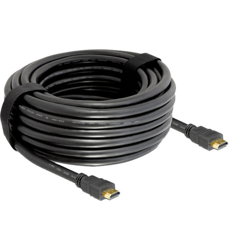 Delock high speed hdmi kabel met ethernet (zwart, 20 meter)