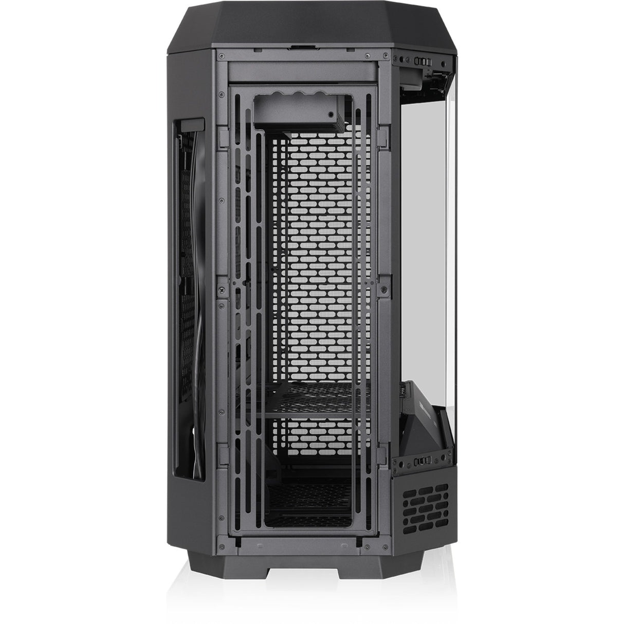 Thermaltake the tower 600 midi tower behuizing (zwart | 4x usb-a | 1x usb-c | tempered glass)