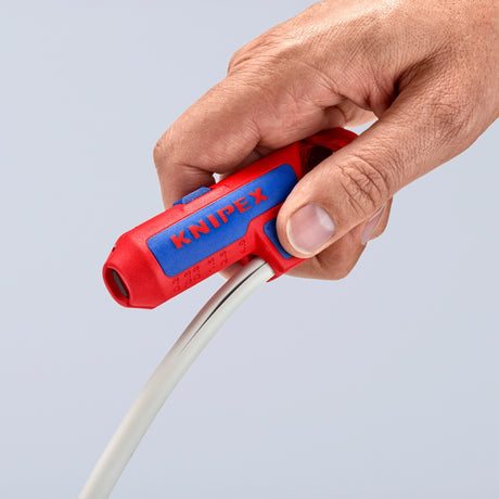 Knipex universeel ontmantelingsgereedschap - ergostrip rechts - rood