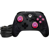 Powera advantage plus bedrade controller voor xbox series x|s - palmbomen in maanlicht (roze, xbox series x|s, xbox one, pc)