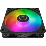 Cooler master sickleflow edge 120 argb fan kit case fans (zwart, 3 stuks, 120 x 120 x 25 mm, pwm, 3 stuks, met a1 mini led controller)