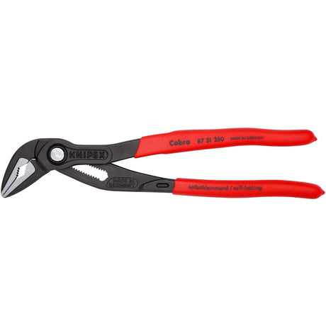 Knipex cobra es waterpomptang 8751250 zweedse- waterpomp-tang (rood, 250 mm)