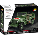 Cobi historical collection - willys mb medical constructiespeelgoed (schaal 1:12)