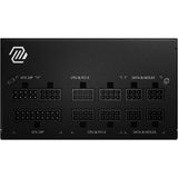 Msi mag a650gl pcie5 modulaire 650 watt voeding (zwart, 4x pcie)