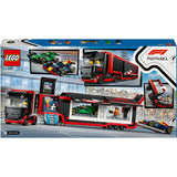 Lego city f1 truck met rb20 en amr24 f1® auto's speelset - 60445